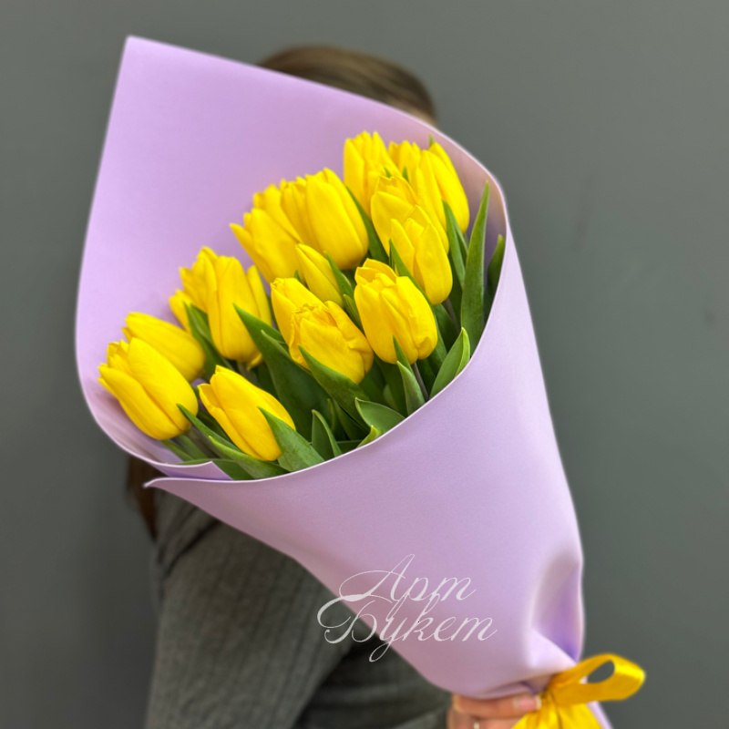 21 желтый тюльпан 2